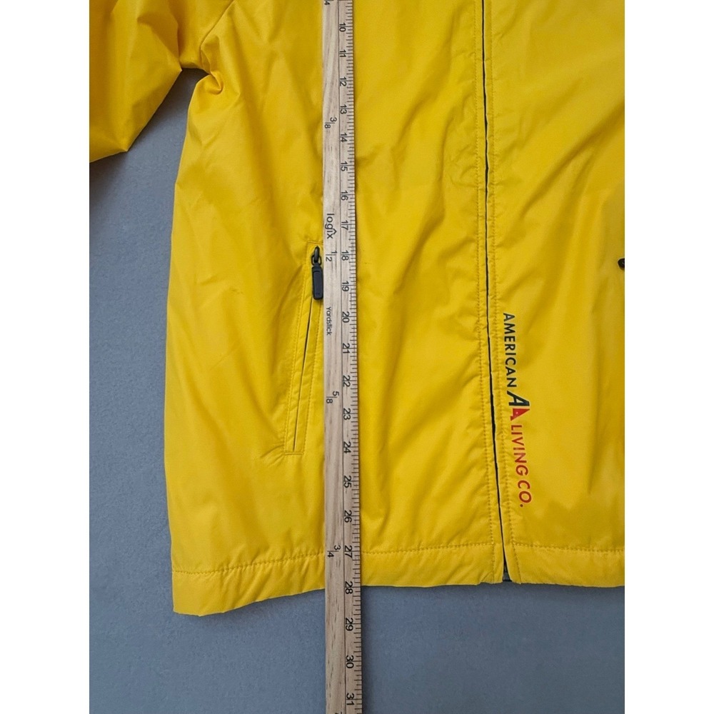 NWT American Living Yachting Jacket Yellow Sailing Windbreaker Men's Medium US-7 - Picture 13 of 16